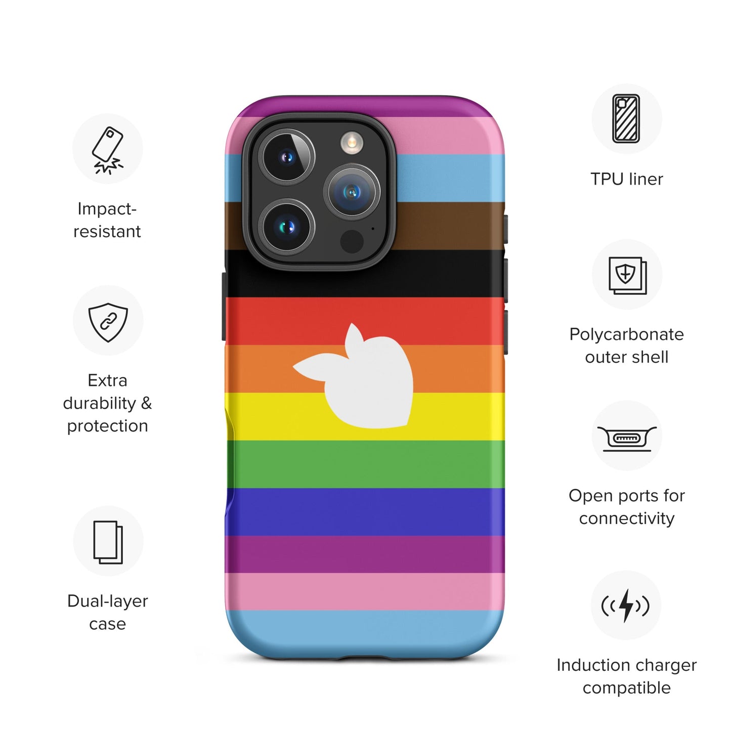 tsgabrielle™ • tsgabrielle™ • Tough Case Compatible with iPhone® (Pride 2024) • Mobile Phone Cases • Tough Case Compatible with iPhone® (Pride 2024) • 6701425_20308 •