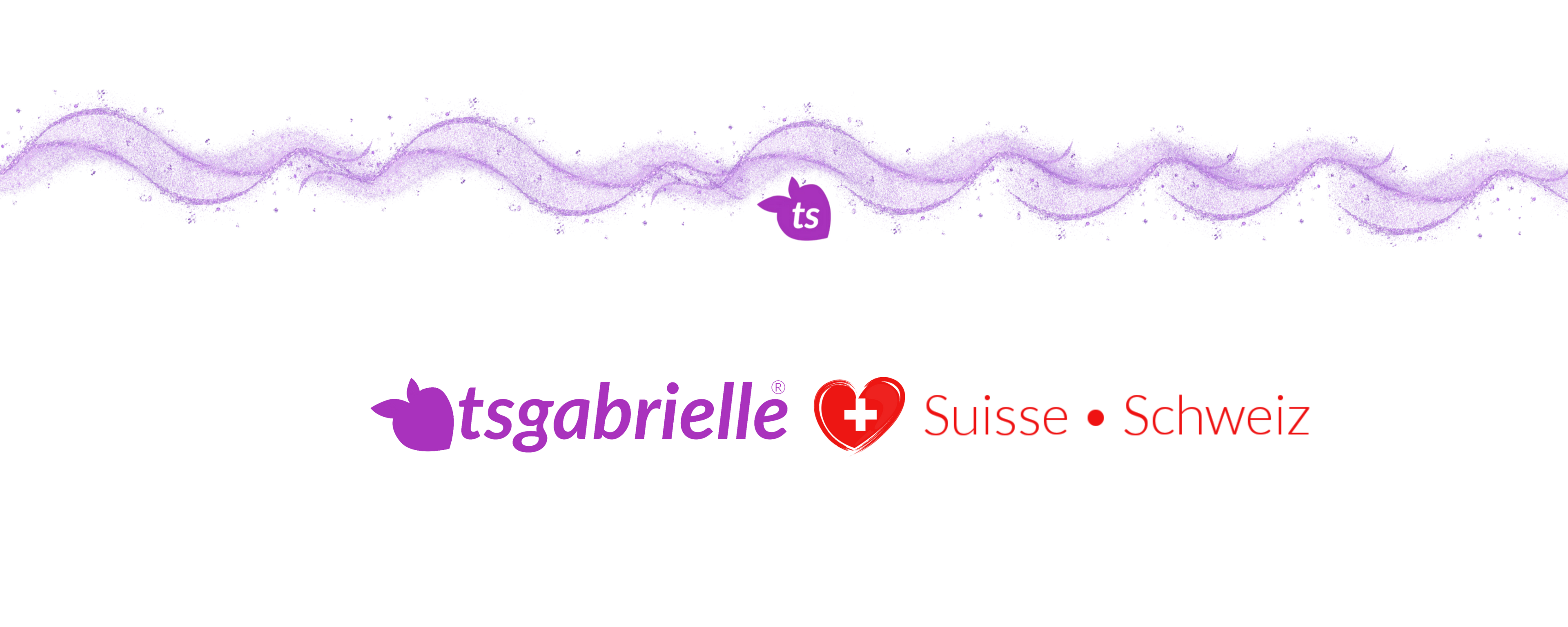 Logo with 'ts gabrielle' and text 'Suisse • Schweiz' on a white background