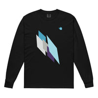 tsgabrielle® • For Him 👔• Crystal Skies • Garment-Dyed Heavyweight Long-Sleeve Shirt •