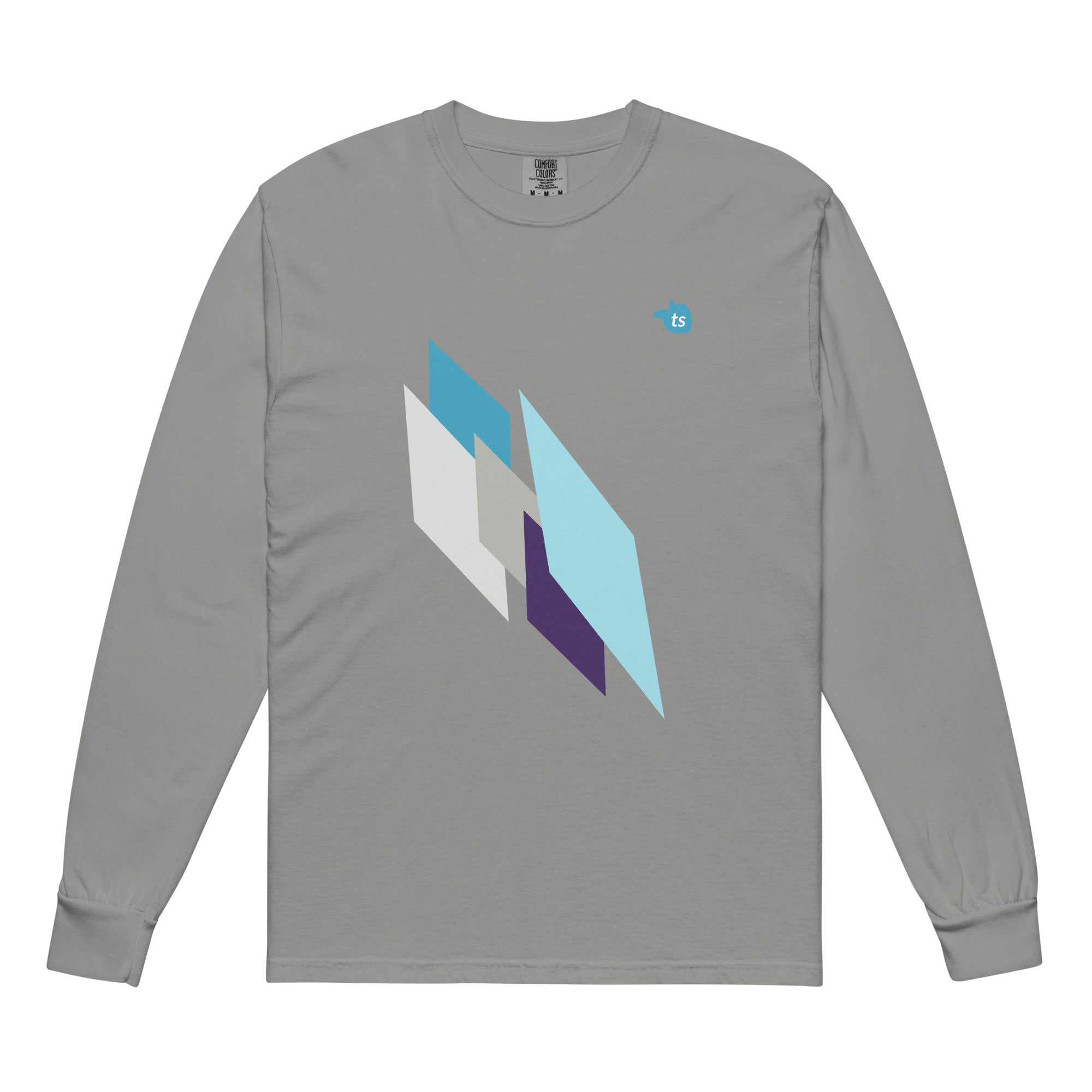 tsgabrielle® • For Him 👔• Crystal Skies • Garment-Dyed Heavyweight Long-Sleeve Shirt •