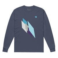 tsgabrielle® • For Him 👔• Crystal Skies • Garment-Dyed Heavyweight Long-Sleeve Shirt •