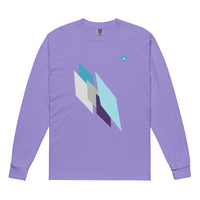 tsgabrielle® • For Him 👔• Crystal Skies • Garment-Dyed Heavyweight Long-Sleeve Shirt •