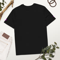 tsgabrielle® • For Her 👗 • Flamant 🦩 Rose • T-Shirt • Black • 100% Organic Cotton •