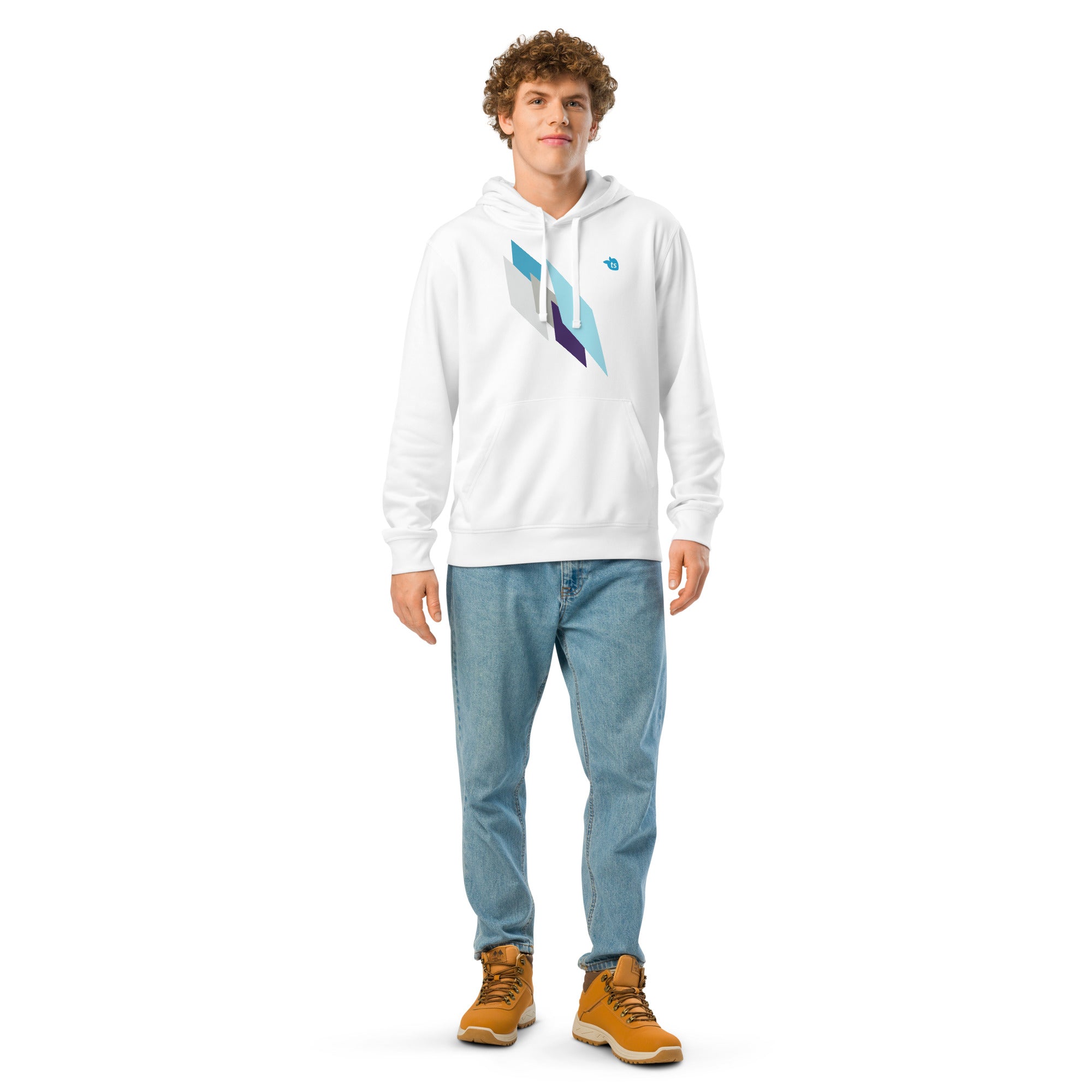 tsgabrielle® • For Him 👔 • Crystal Skies • Mid-Weight Hoodie • Coton Organic •