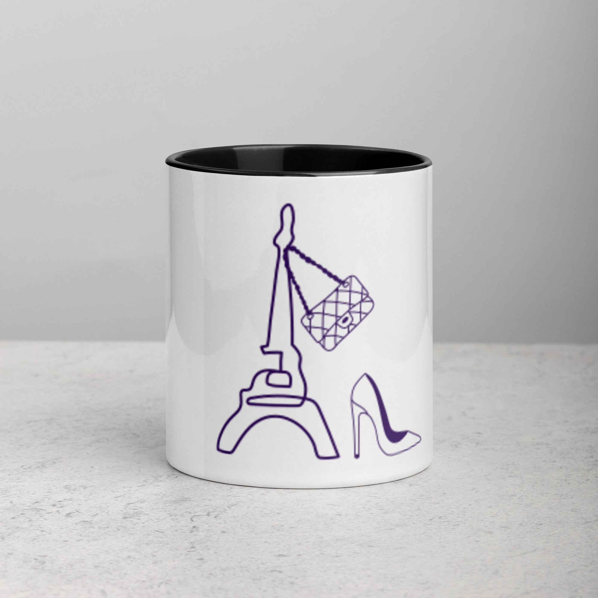 tsgabrielle® • Paris - La Tour Eiffel • Mug With Color Inside • Ceramic • 11 oz •