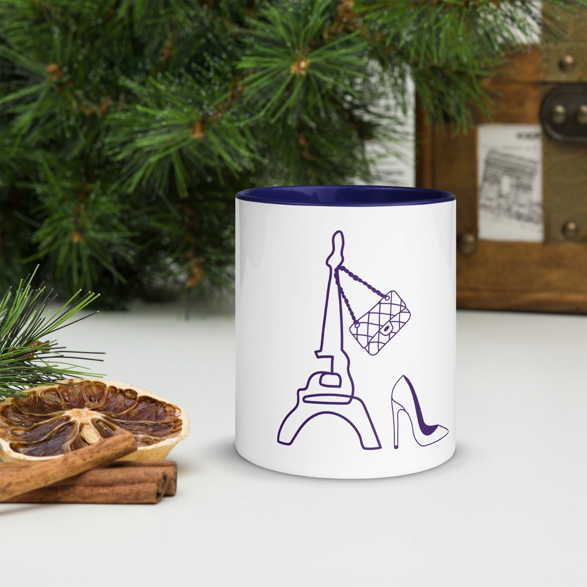 tsgabrielle® • Paris - La Tour Eiffel • Mug With Color Inside • Ceramic • 11 oz •
