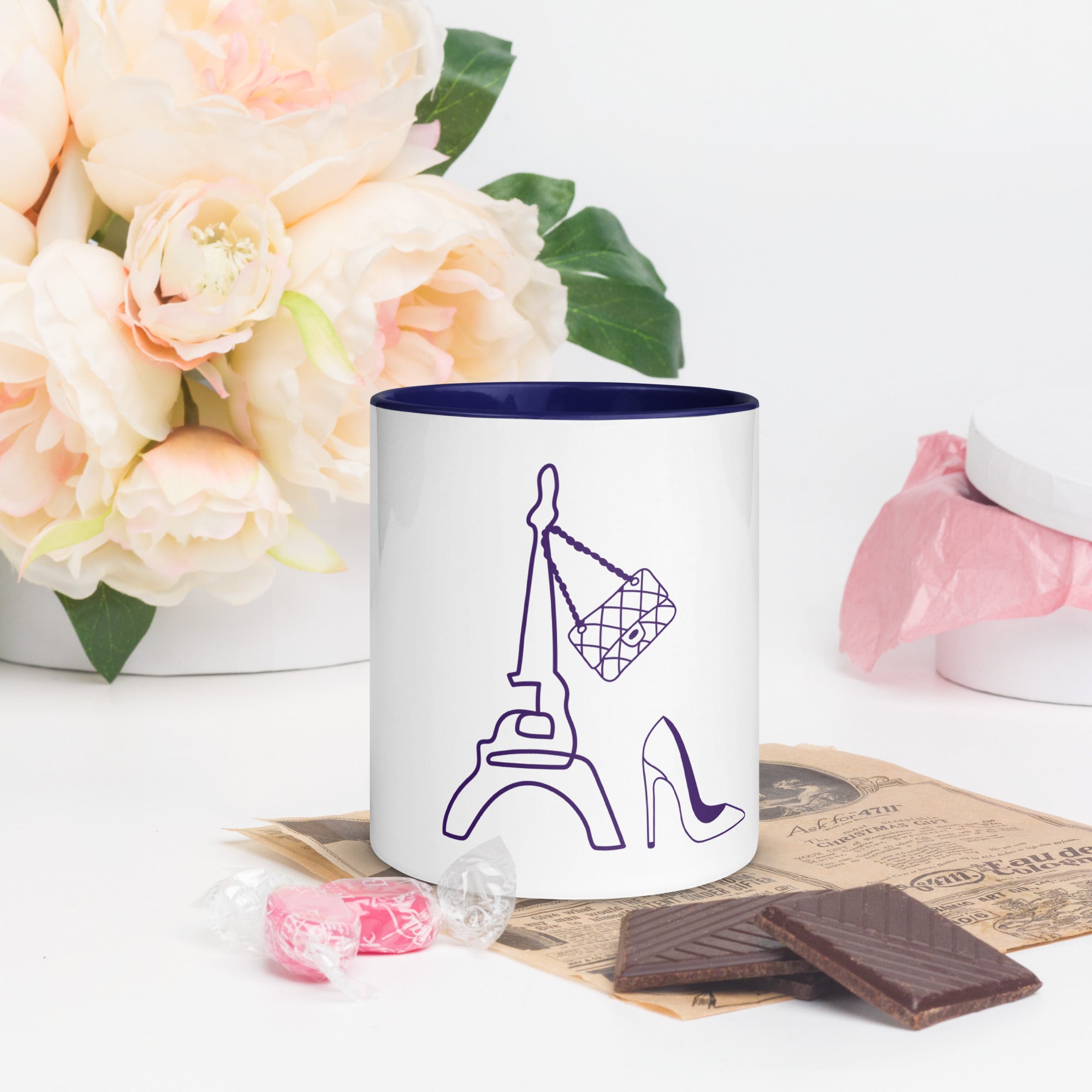tsgabrielle® • Paris - La Tour Eiffel • Mug With Color Inside • Ceramic • 11 oz •