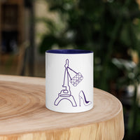 tsgabrielle® • Paris - La Tour Eiffel • Mug avec Intérieur Coloré • Céramique • 325 ml