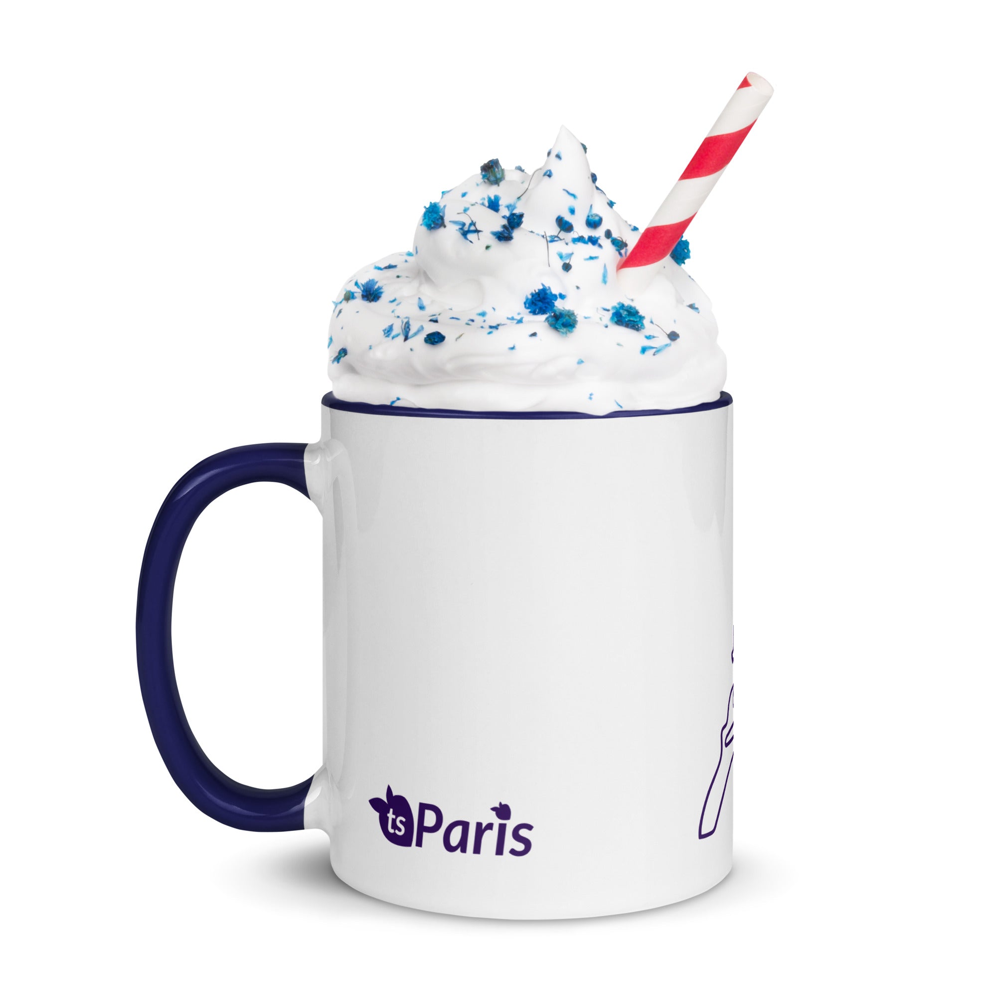 tsgabrielle® • Paris - La Tour Eiffel • Mug avec Intérieur Coloré • Céramique • 325 ml