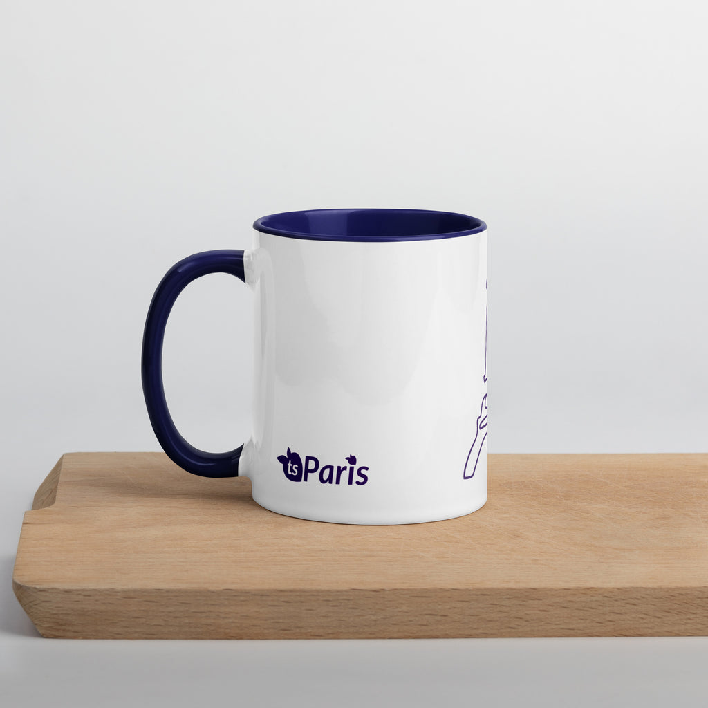tsgabrielle® • Paris - La Tour Eiffel • Tasse Mit Farbiger Innenseite • Keramik • 325 ml