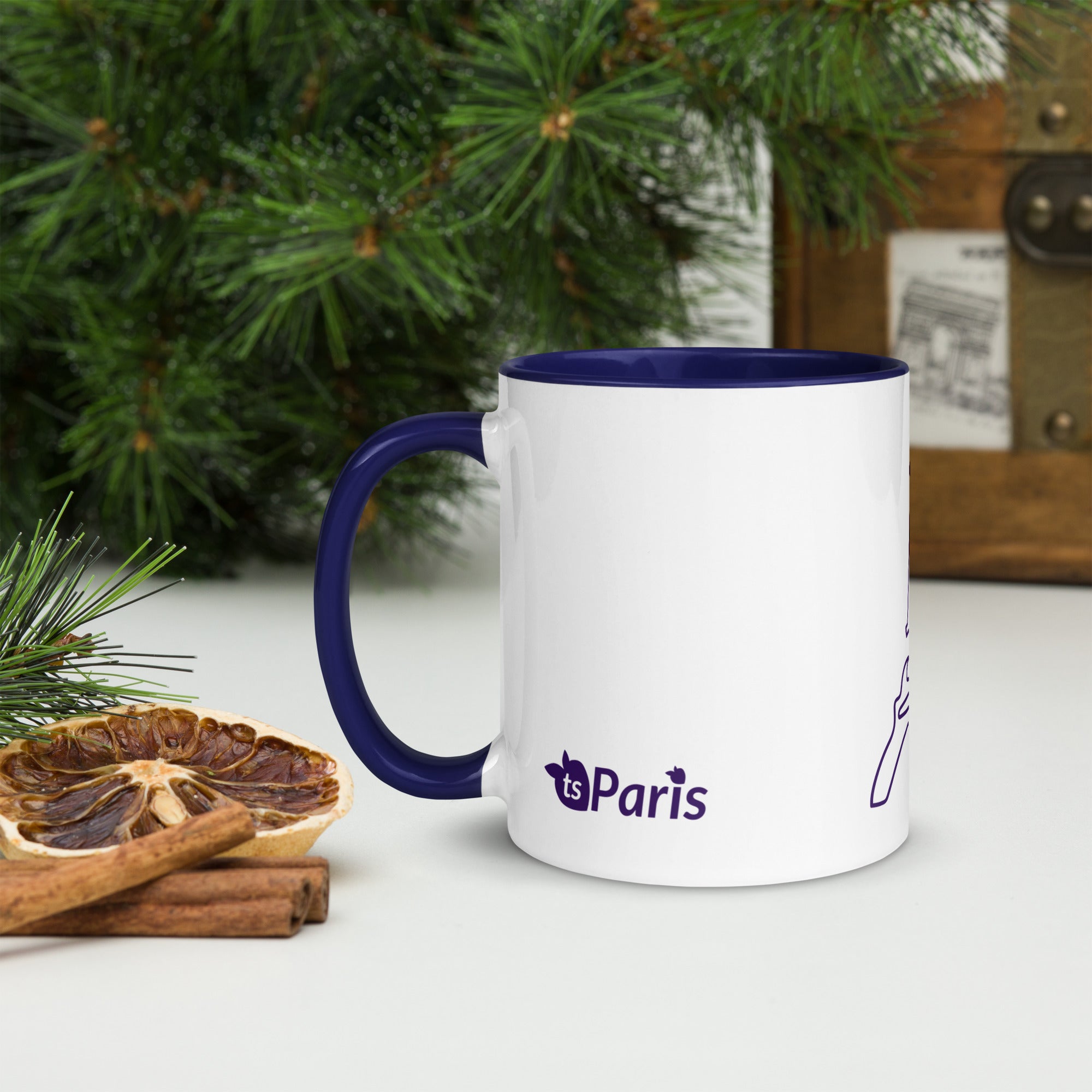 tsgabrielle® • Paris - La Tour Eiffel • Tasse Mit Farbiger Innenseite • Keramik • 325 ml