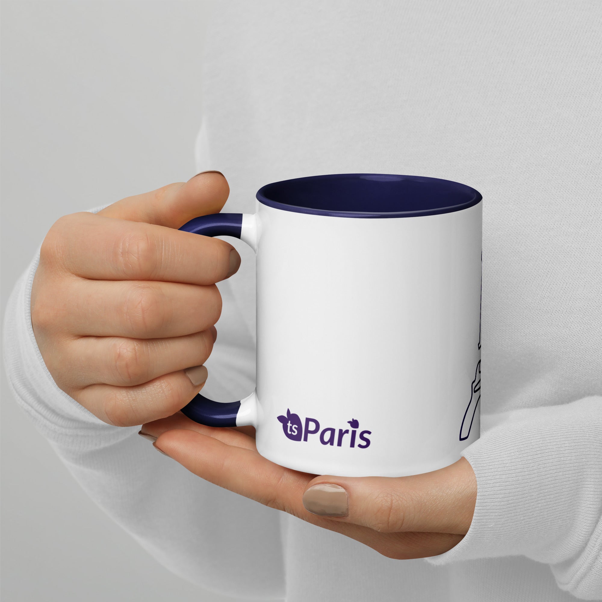 tsgabrielle® • Paris - La Tour Eiffel • Tasse Mit Farbiger Innenseite • Keramik • 325 ml
