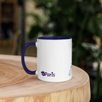 tsgabrielle® • Paris - La Tour Eiffel • Tasse Mit Farbiger Innenseite • Keramik • 325 ml