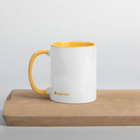 tsgabrielle® • Mug intérieur jaune doré • Céramique • 325 ml