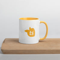 tsgabrielle® • Mug with Color Golden Yellow Inside • 11 oz •
