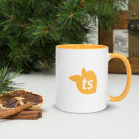 tsgabrielle® • Mug with Color Golden Yellow Inside • 11 oz •