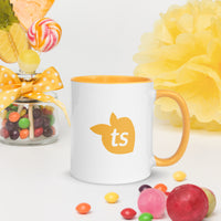 tsgabrielle® • Mug with Color Golden Yellow Inside • 11 oz •