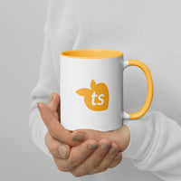 tsgabrielle® • Mug with Color Golden Yellow Inside • 11 oz •