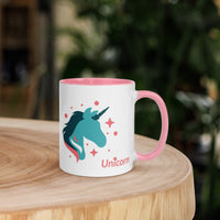 tsgabrielle® • Mug with Color Inside • 🦄 Unicorn - Seraphina • Ceramic • 11 oz •