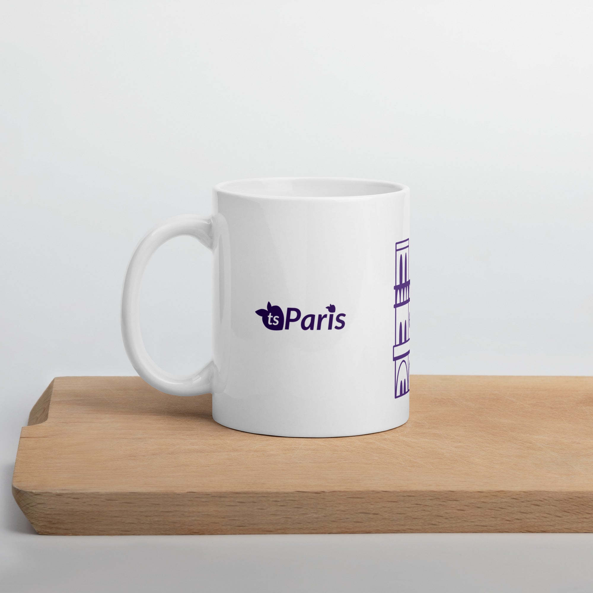 tsgabrielle® • Paris - Kathedrale Notre-Dame • Glänzende Tasse • Weiß