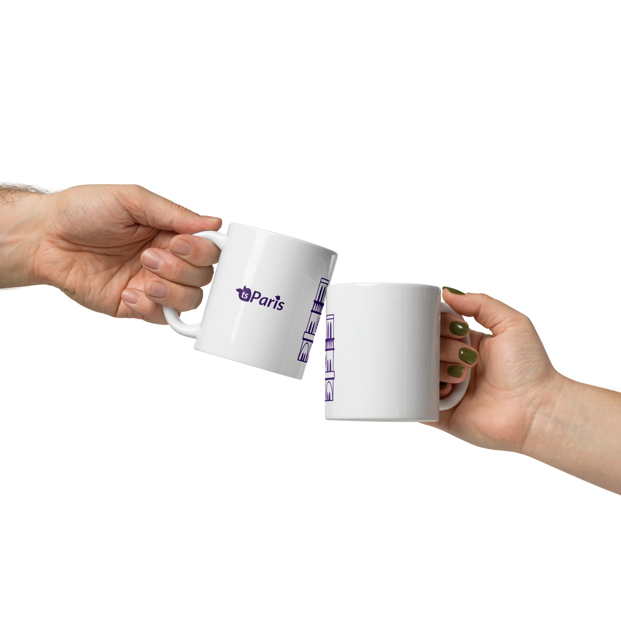 tsgabrielle® • Paris - Kathedrale Notre-Dame • Glänzende Tasse • Weiß