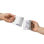 tsgabrielle® • Paris - La Tour Eiffel • Glänzende Tasse • Weiß • Keramik • 325 ml