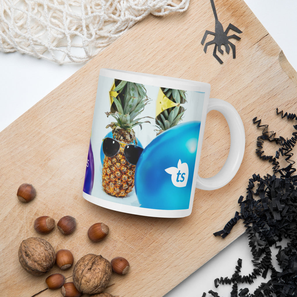 tsgabrielle® • Good Vibes Only • Glänzende Tasse • ​​Schwarz • Keramik • 3 Größen