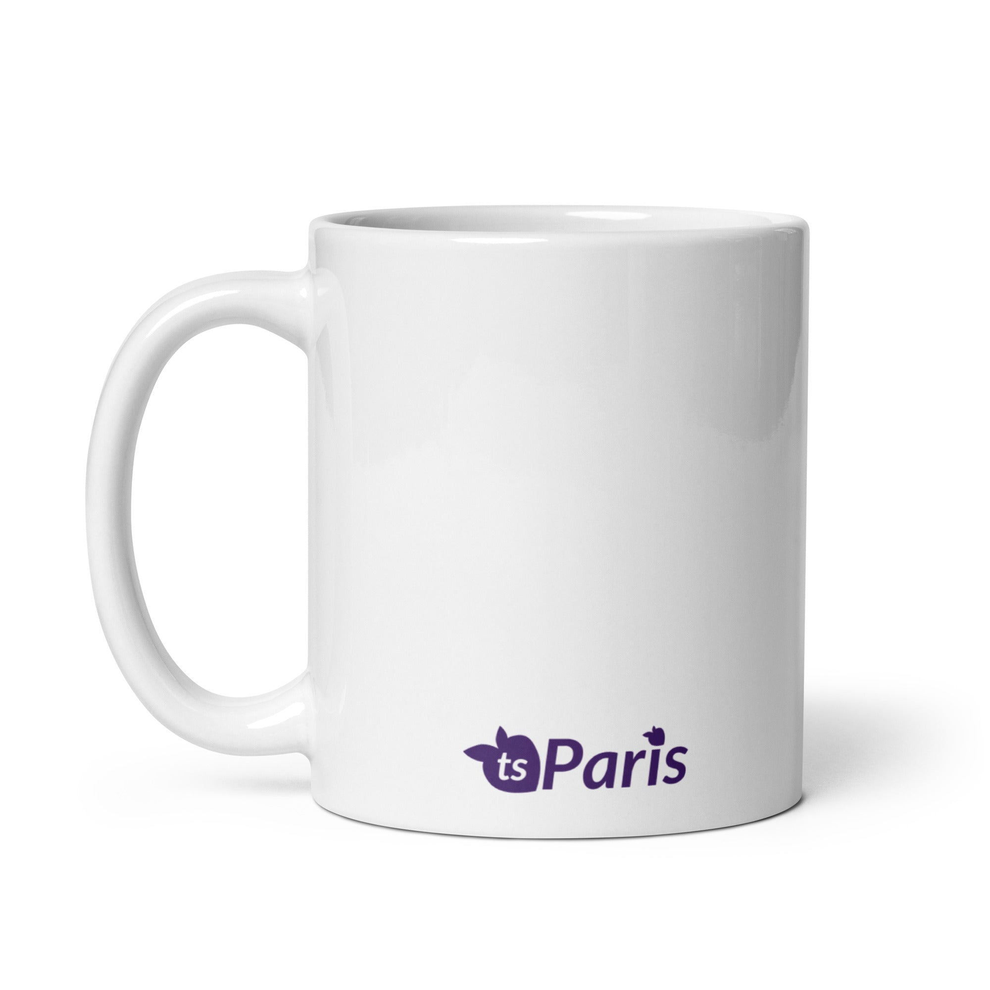 tsgabrielle® • Paris - La Tour Eiffel • Glänzende Tasse • Weiß • Keramik • 325 ml