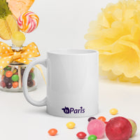tsgabrielle® • Paris - La Tour Eiffel • Glänzende Tasse • Weiß • Keramik • 325 ml