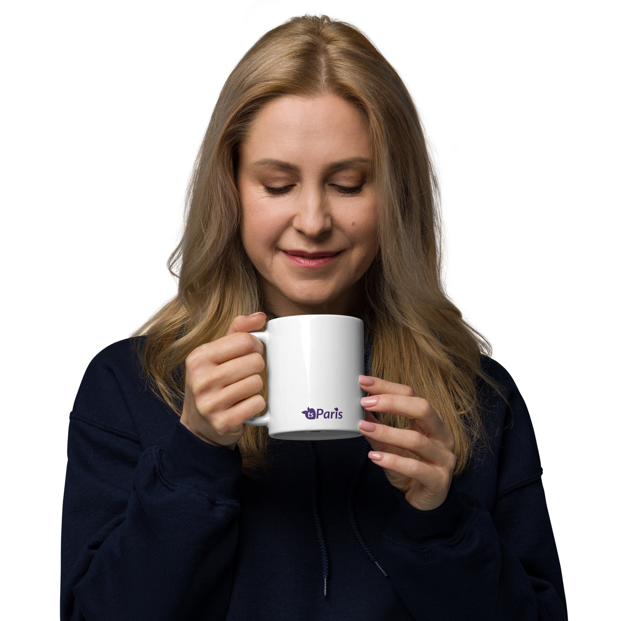 tsgabrielle® • Paris - La Tour Eiffel • Glänzende Tasse • Weiß • Keramik • 325 ml