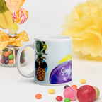 tsgabrielle® • Good Vibes Only • Glänzende Tasse • ​​Schwarz • Keramik • 3 Größen