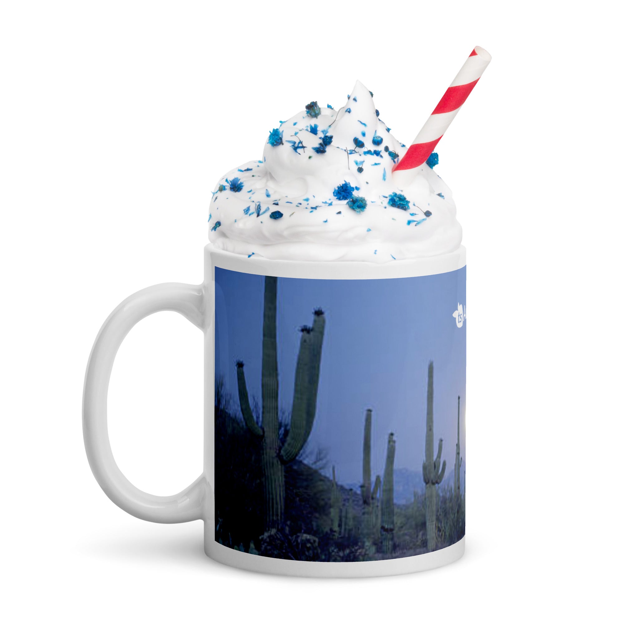 tsgabrielle® • Arizona 🌵 - At Night • Glossy Mug • Ceramic • 11 oz •