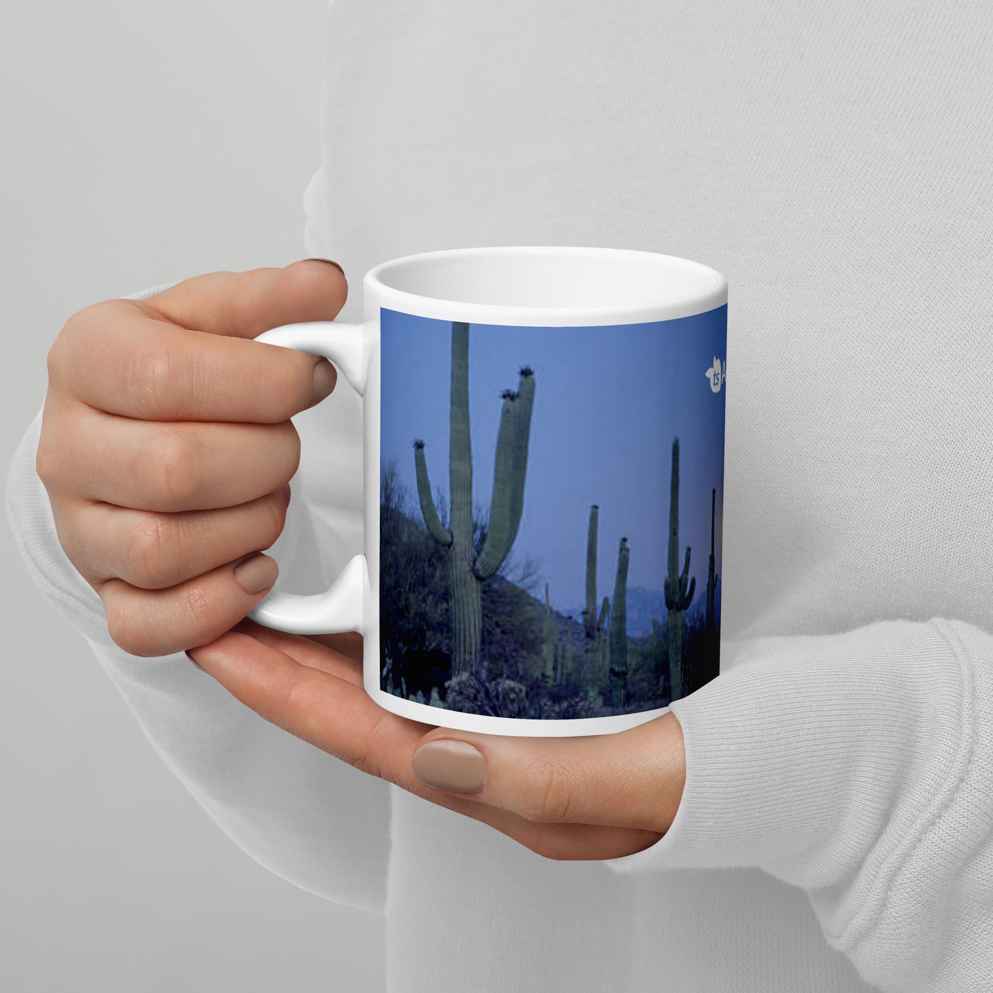 tsgabrielle® • Arizona 🌵 - At Night • Glossy Mug • Ceramic • 11 oz •