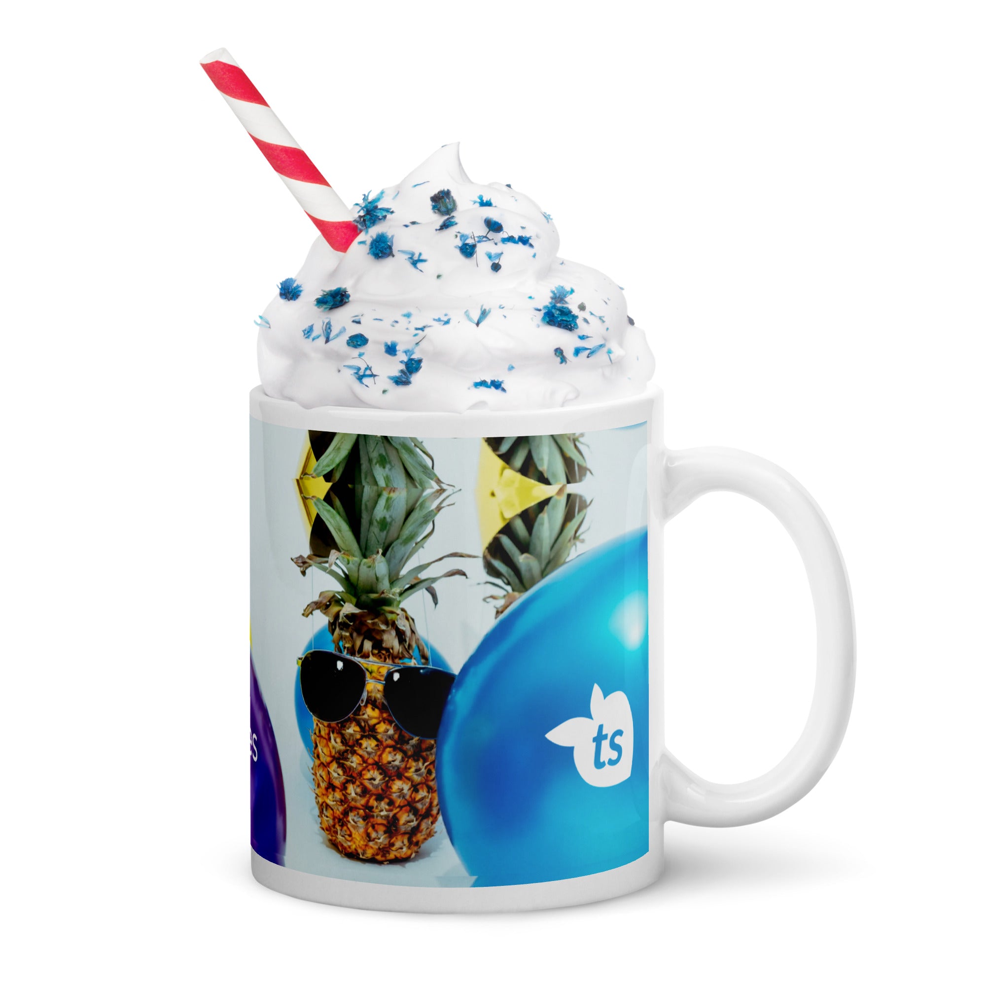 tsgabrielle® • Good Vibes Only • Glänzende Tasse • ​​Schwarz • Keramik • 3 Größen