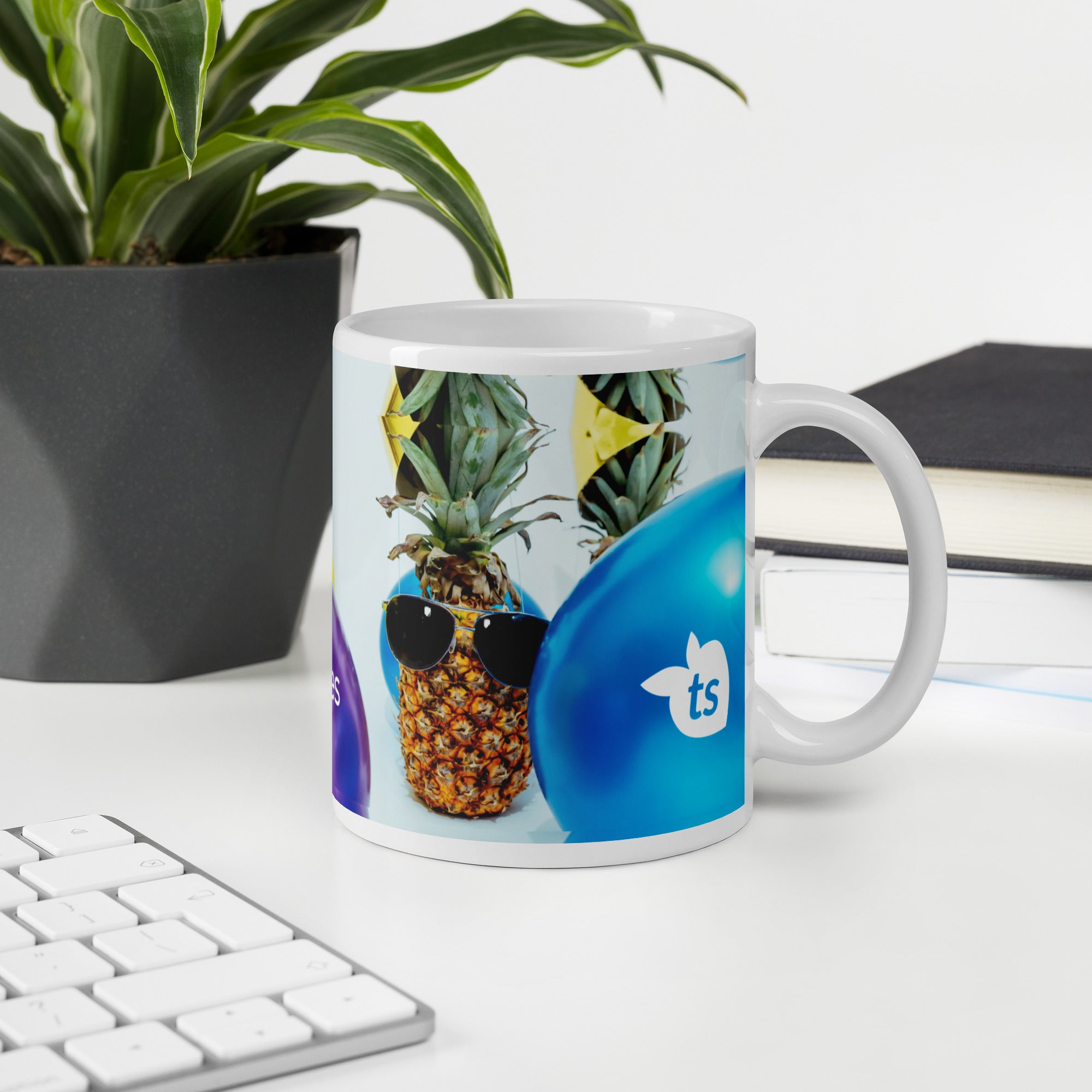 tsgabrielle® • Good Vibes Only • Glänzende Tasse • ​​Schwarz • Keramik • 3 Größen