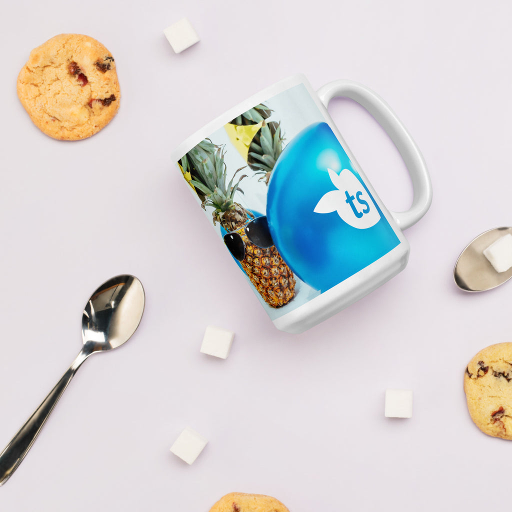 tsgabrielle® • Good Vibes Only • Glänzende Tasse • ​​Schwarz • Keramik • 3 Größen