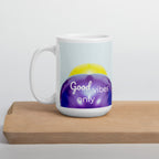 tsgabrielle® • Good Vibes Only • Glänzende Tasse • ​​Schwarz • Keramik • 3 Größen