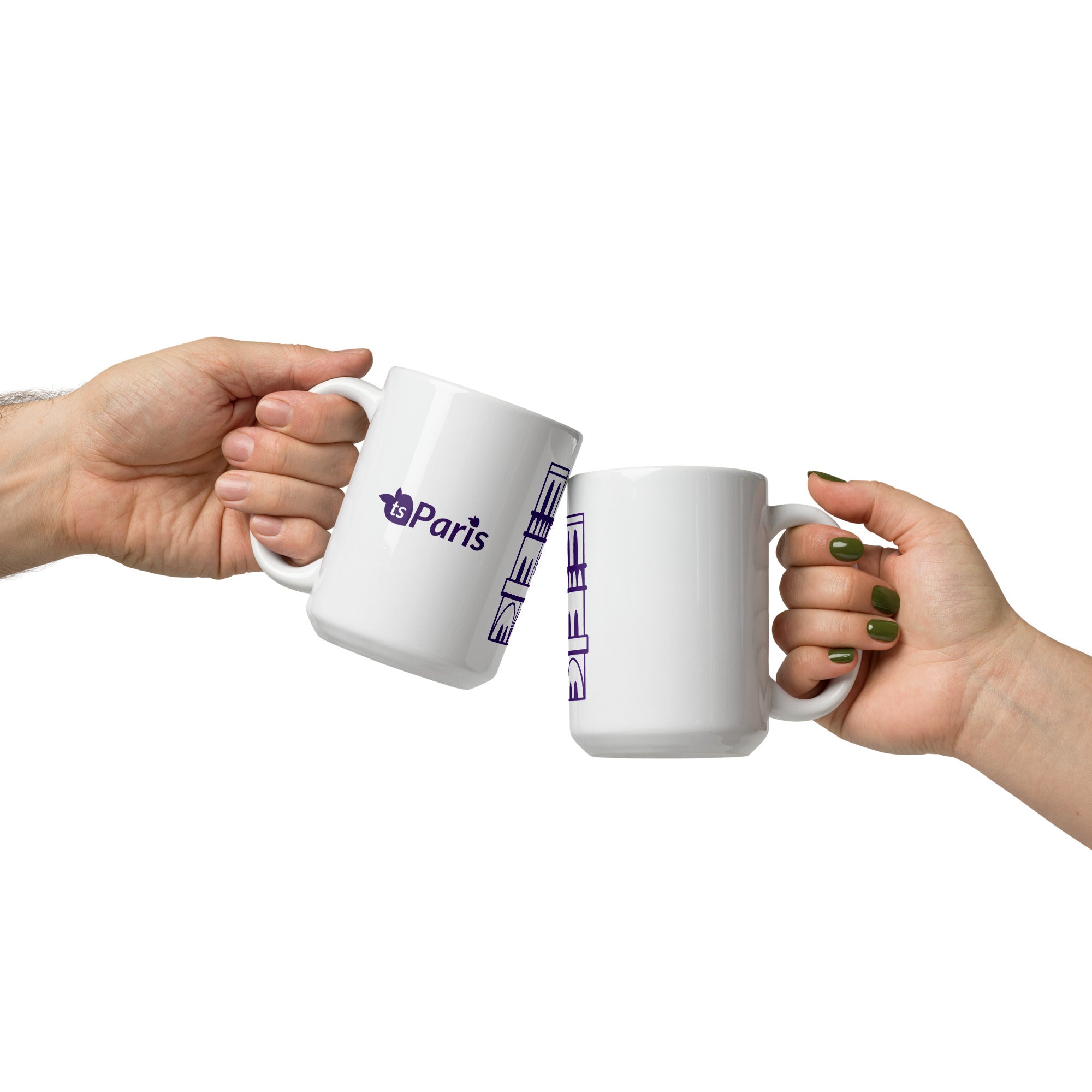 tsgabrielle® • Paris - Kathedrale Notre-Dame • Glänzende Tasse • Weiß