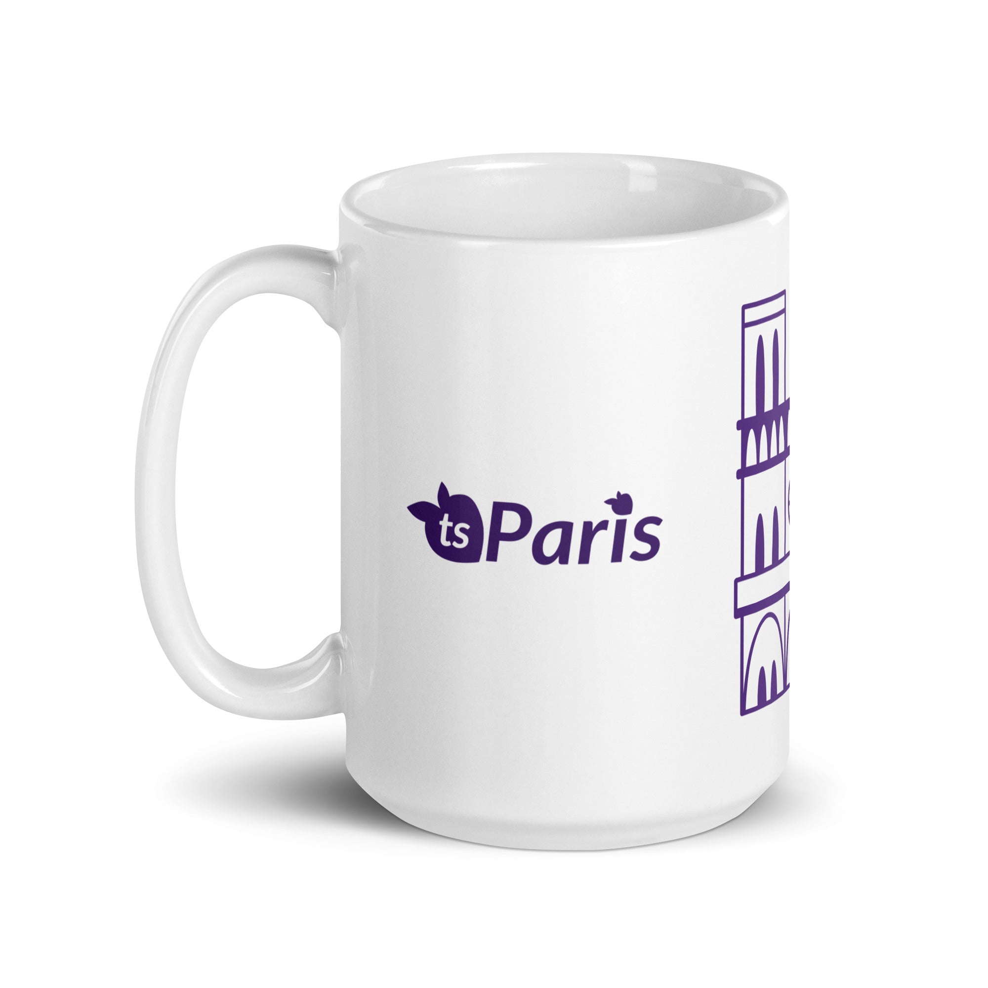 tsgabrielle® • Paris - Kathedrale Notre-Dame • Glänzende Tasse • Weiß
