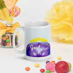 tsgabrielle® • Good Vibes Only • Glänzende Tasse • ​​Schwarz • Keramik • 3 Größen