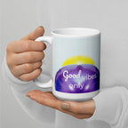 tsgabrielle® • Good Vibes Only • Glänzende Tasse • ​​Schwarz • Keramik • 3 Größen