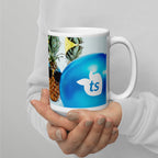 tsgabrielle® • Good Vibes Only • Glänzende Tasse • ​​Schwarz • Keramik • 3 Größen