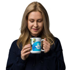 tsgabrielle® • Good Vibes Only • Glänzende Tasse • ​​Schwarz • Keramik • 3 Größen