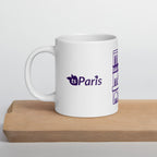 tsgabrielle® • Paris - Kathedrale Notre-Dame • Glänzende Tasse • Weiß