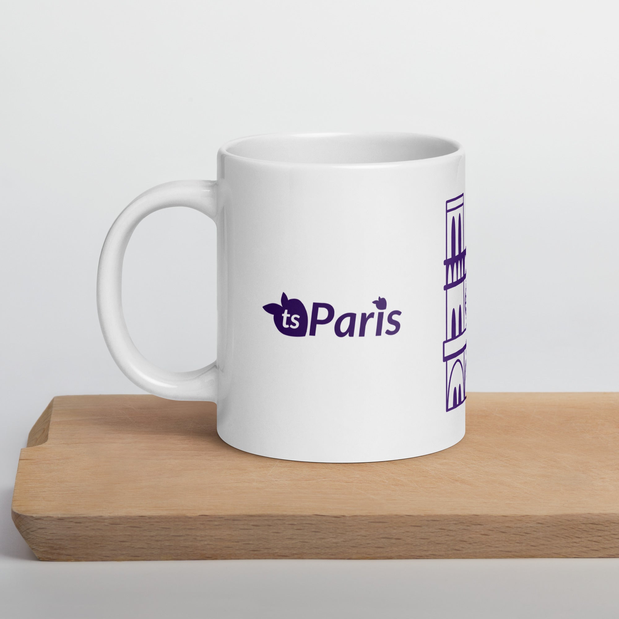 tsgabrielle® • Paris - Kathedrale Notre-Dame • Glänzende Tasse • Weiß
