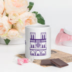 tsgabrielle® • Paris - Kathedrale Notre-Dame • Glänzende Tasse • Weiß