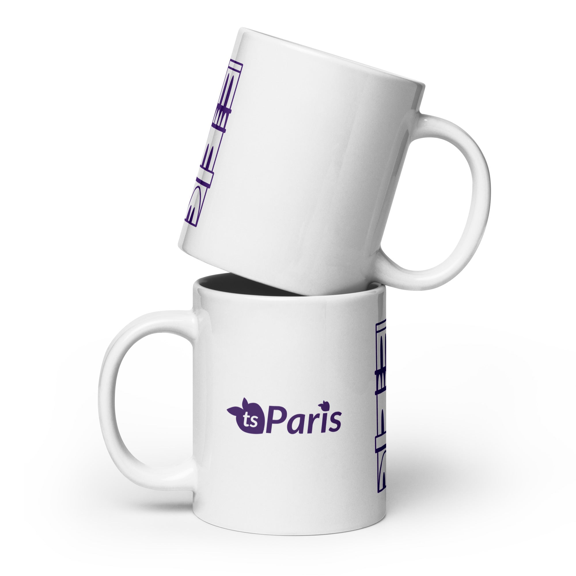 tsgabrielle® • Paris - Kathedrale Notre-Dame • Glänzende Tasse • Weiß