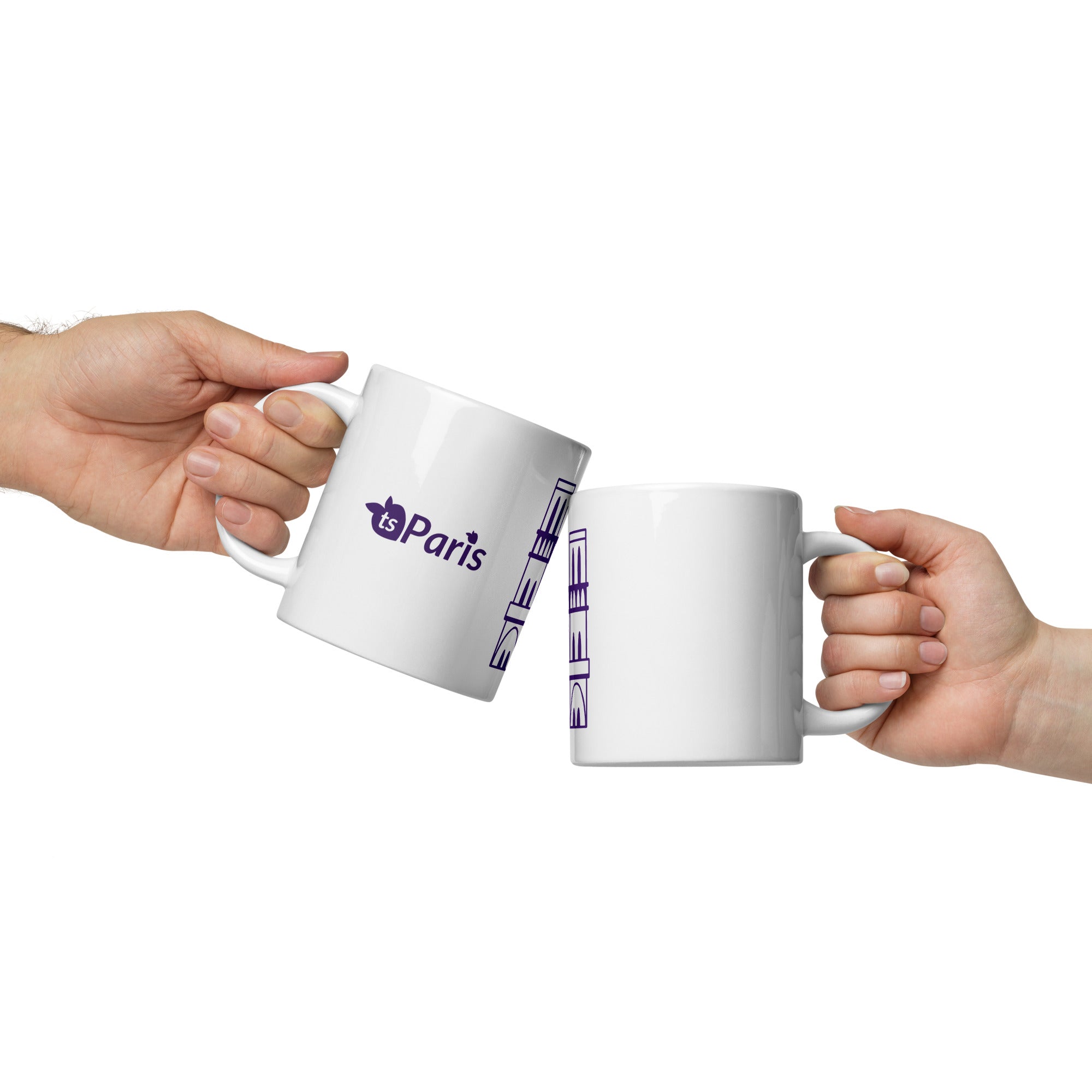 tsgabrielle® • Paris - Kathedrale Notre-Dame • Glänzende Tasse • Weiß