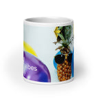 tsgabrielle® • Good Vibes Only • Glänzende Tasse • ​​Schwarz • Keramik • 3 Größen