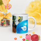 tsgabrielle® • Good Vibes Only • Glänzende Tasse • ​​Schwarz • Keramik • 3 Größen